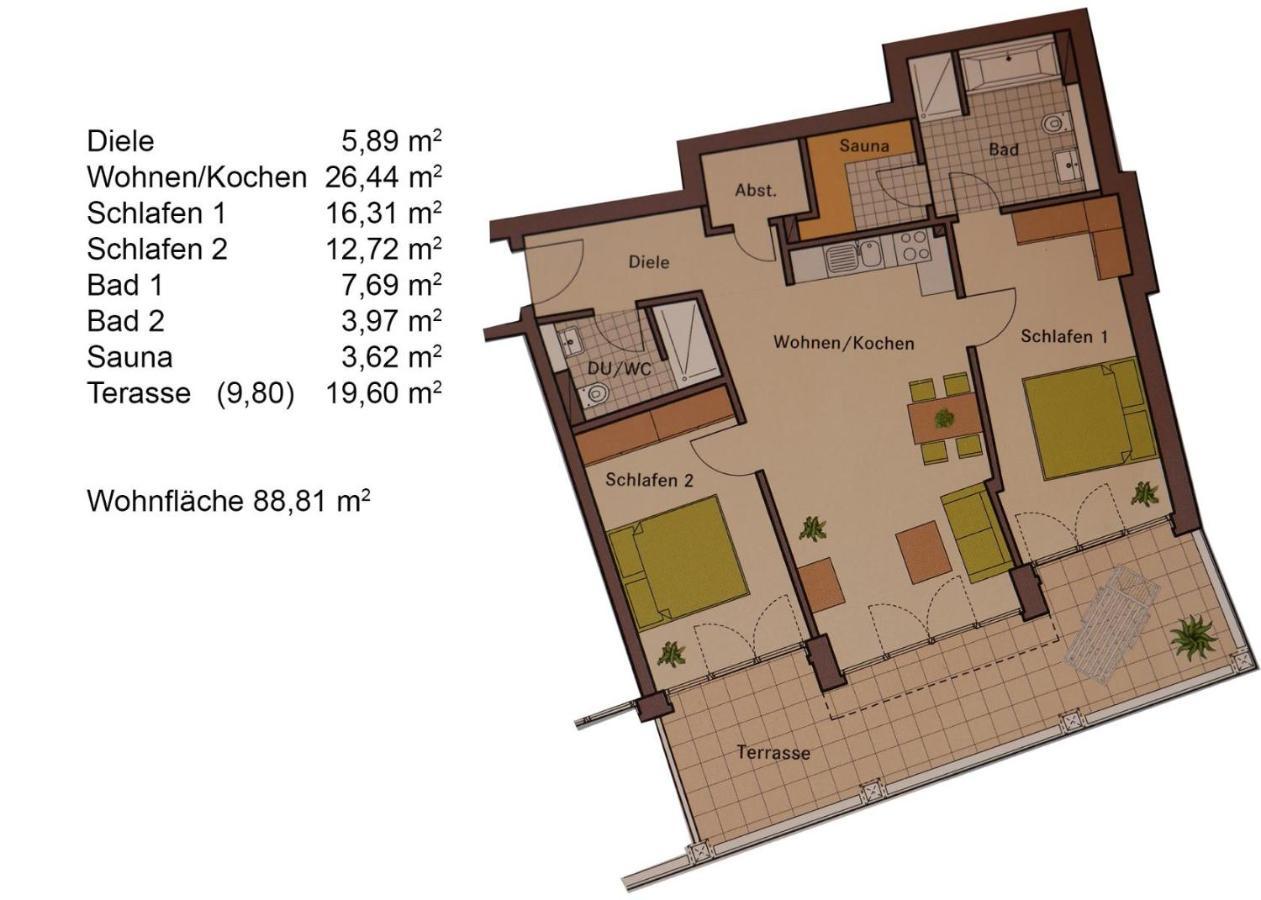 Ostseeresidenz Strandpromenade - Ferienwohnung "Ostseebrise" 사스니츠 외부 사진